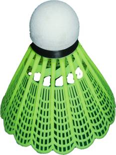 CTC CREATION Practice BEST Badminton Shuttle Cock Pack of 10 Plastic Shuttle - Multicolor Nylon Shuttle  - Multicolor