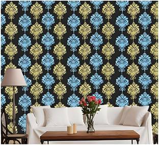HOMEMATES 304.8 cm Multicolor Waterproof Wallpaper for Home and Wall Decoration (304.8 x 45.72 cm) Self Adhesive Sticker
