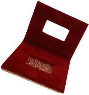 Beauty Tool Velvet Coin Box For Gold Coin | Pack OF 2 | Velvet Vanity Box