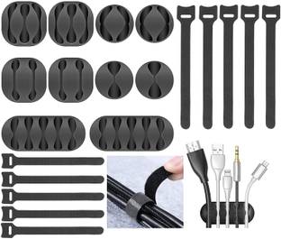 BAGILO 20pcs Cord Cable Wire Holder Protector Organizer Accessories Cable Protector