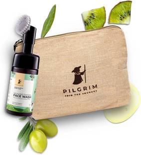 Pilgrim Squalane Foaming  Cleanser With Aloe for Dry & Oily Skin With Jute Bag Face Wash
