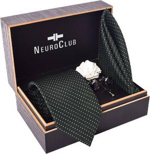 NEUROCLUB Silk Cufflink & Tie Pin Set