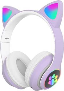 DAEMON Kids Headphones Wireless, Girls/Boys Cat Bluetooth
