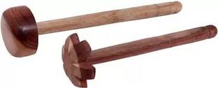 Bekner Wooden Hand Blender Rai Whisk Beater, Mathani, Ravi, Churner, Mixer for Kitchen Kitchen Tool Set