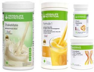 Herbalife Nutrition Formula 1 Shake Mango + Protein Powder 200G + Afresh Elaichi + Shake Mate Protein Shake