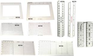RINM Patwari Plastic Scale With pakc of 10 scale Patwari Taank Patwari Ruler
