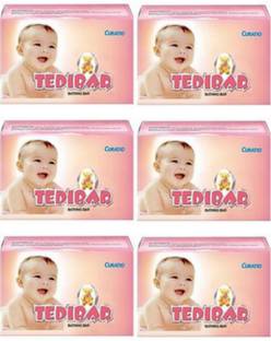 Tedibar Baby Bathing Bar Soap Pack of 6 pc (75 g)