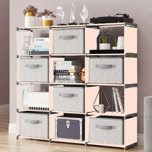 Flipkart Perfect Homes Studio Metal Open Book Shelf