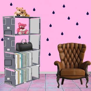 Flipkart Perfect Homes Studio Metal Open Book Shelf