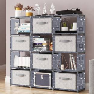 Flipkart Perfect Homes Studio Metal Open Book Shelf
