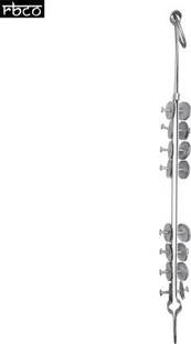Music Mantra MUSICALCHIMTA (TONG) WITH 16 JINGLES Chime (2 Bars) Chimta Instrument