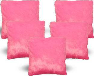 Saksham Enterprises Fur Cushions Cover