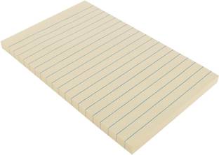FRKB Yellow Ruled Self Stick Note Pad of 4 x 6 inch 100 Sheets Regular, 1 Colors