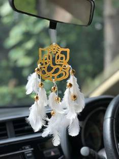 DULI Dream catcher car Hanging Windchime Ganesh Wall Hanging foring, Decorative Showpiece  -  30 cm