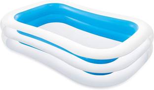 AP Choice Portable Swimming Pool Baby Bath Tub for Kids Toddler and Adults (8 Feet, Blue) Inflatable Swimming Pool