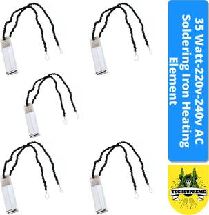 TechSupreme 35 Watt Soldering Element Flat 220v-240v for Replacement and Repair Pack of 5 Soldering Trainer Electronic Hobby Kit