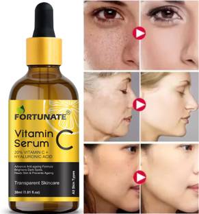 FORTUNATE Vitamin C Serum for Skin Brightening, UV Damage & Glow (Stable Vit C Serum)