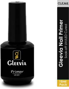 Gleevia UV Nail Primer with Brush 15ml Pack Transparent