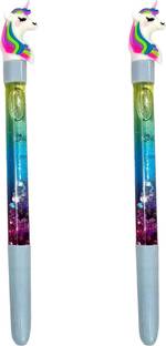 RELIA ONLINE Unicorn Glitter Gel Pen ( Pack of 2) Gel Pen
