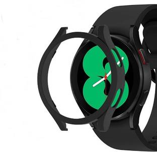 CallSmith Front and Back Screen Guard for Samsung Galaxy Watch 4 44mm / Samsung Galaxy Watch 5 44mm Shockproof Ultra-Thin Hard PC Bumper Matte Case All-Around Edge Protective Cover Frame [NO Screen Protector]