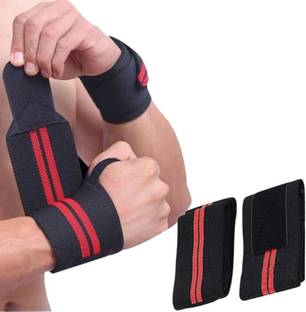 Rassie Wrist Support with Thumb Loop Strap Wrist band Training for Men Gym (Pack Of 1) Wrist Support