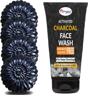 BadaHair Activated Charcoal Bath Soap for Deep Clean and Anti-pollution Effect