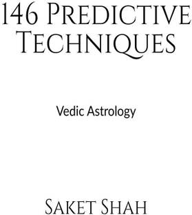 146 Predictive Techniques