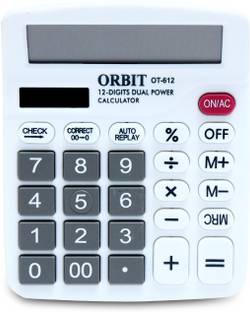 MDB ORBIT OT-612 Dual Power Basic  Calculator