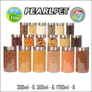 Pearlpet Plastic Utility Container  - 300 ml, 500 ml, 1700 ml