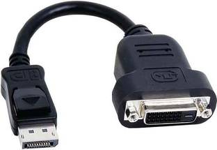 ULTRABYTES DVI Cable 0.2 m DisplayPort to Single-Link DVI-D Monitor Adapter DP Male TO DVI Female