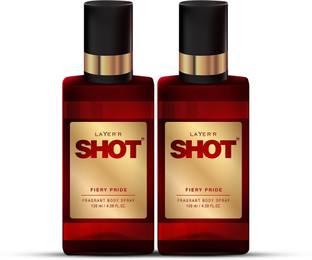 LAYER'R Shot Fiery Pride Long Lasting Fragrance Body Spray  -  For Men