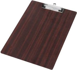 Kebica MDF Wood Clipboard for School & Office Specially for Studen Dark Brown, 10x14 in
