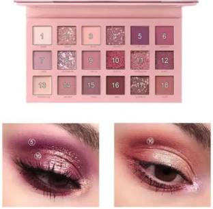Jolli Huda Multi Shades 18 Colours NUDE EDITION Eyeshadow Palette 18 g (Multicolor) 18 ml