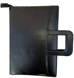 C J Choice Leatherite File Folder/Documents Bag With Adjustable Handles Handle Bag file Folder