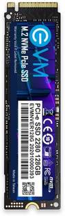 EVM 128GB M.2 NVME PCIE SSD 128 GB Laptop, Desktop Black PCIe NVMe Internal Solid State Drive (SSD) (128GB M.2 NVME PCIE SSD)