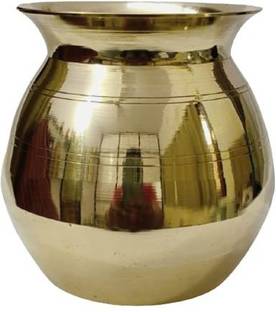 NAVYAKSH Brass Lota Kalash/ Pooja Lota(Pitcher) Brass Kalash