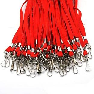 C J Choice Tubeless Flat Lanyard ID Badge Lanyards with Swivel J-Hook 50 pack Lanyard