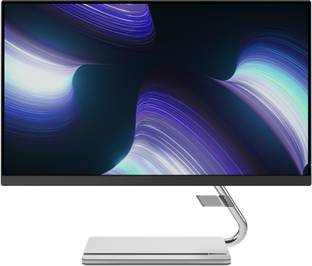 Lenovo Q-Series 60.45 cm (24 Inch) Full HD IPS Panel with Tilt Support, Height Adjustable, TUV Eyesafe...
