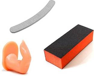 D.B.Z. Nail Files and Buffer & Practice Finger For Home Salon Professionals.