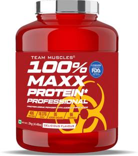 TEAM MUSCLES TM 100% Maxx Protein Professional(Vanilla) Whey Protein