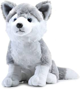 Webby Big Size Plush Husky Dog Stuffed Animal Soft Toy, Gifts for Kids and Adult  - 40 cm