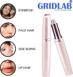 Gridlab Stylist And Portable Eyebrow Trimmer For Every Women And Girls Cordless trimmer Trimmer 120 min  Runtime 0 Length Settings