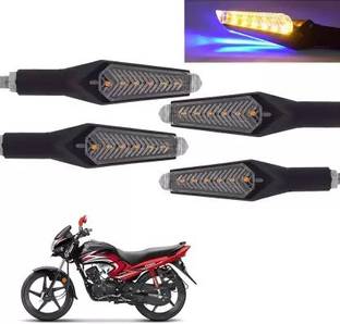 QZ DEVICE Front, Rear LED Indicator Light for Hero, Honda, Bajaj, Royal Enfield, Suzuki, TVS, Yamaha Universal For Bike