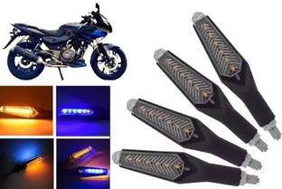 QZ DEVICE Front, Rear LED Indicator Light for Hero, Honda, Bajaj, Royal Enfield, Suzuki, TVS, Yamaha Universal For Bike