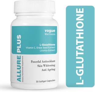 Vogue Wellness Allure Plus L-GLUTATHIONE For Glowing Skin & Reduce Pigmentation