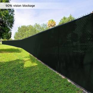 Hippo Safety & Privacy Screen Fence Shade Net with Polyester Band 5FT8INX12FT
