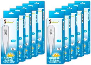 Dr.Brave MT-100 Digital Clinical Thermometer (Pack of 10) (White) Thermometer