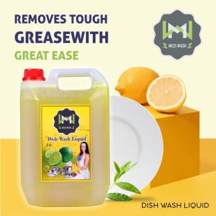 MIZZIWASH Dish Cleaning Gel Non Acidic Dish-washing Detergent-yellow(5ltr) Dish Cleaning Gel