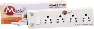 mute Extension Power Strip 6 Amp 4 Socket & 1 ISI master Switch with LED Indigator 3 Core 2.2 Meters Surge Protector 10 A Five Pin Socket