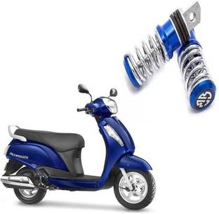 Giinix Spring Style Blue Metal Motorcycle Foot Rest For Suzuki Access 125 Foot Rest